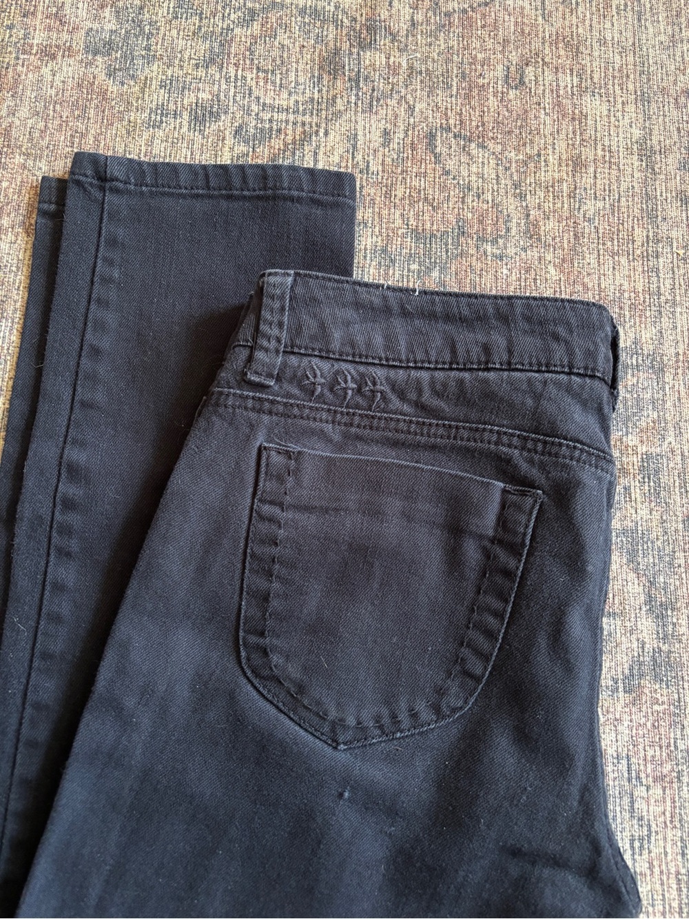 Karli Kloss Y2K Topshop Moto Black Low Rise Jeans